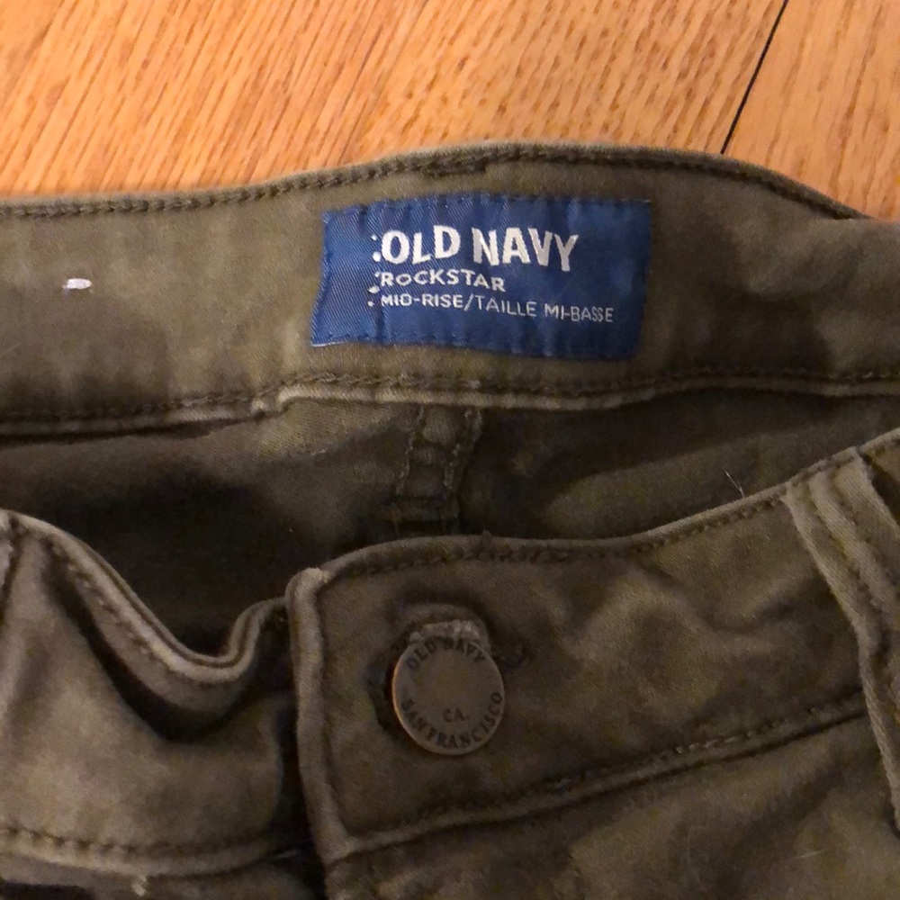 Olive jeans